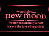 Twilight New Moon (2) LED Neon Sign USB - Red - TheLedHeroes