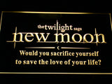 FREE Twilight New Moon (2) LED Sign - Yellow - TheLedHeroes