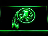 Washington Redskins (2) LED Neon Sign Electrical - Green - TheLedHeroes