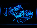 FREE Neil Young Harvest LED Sign - Blue - TheLedHeroes