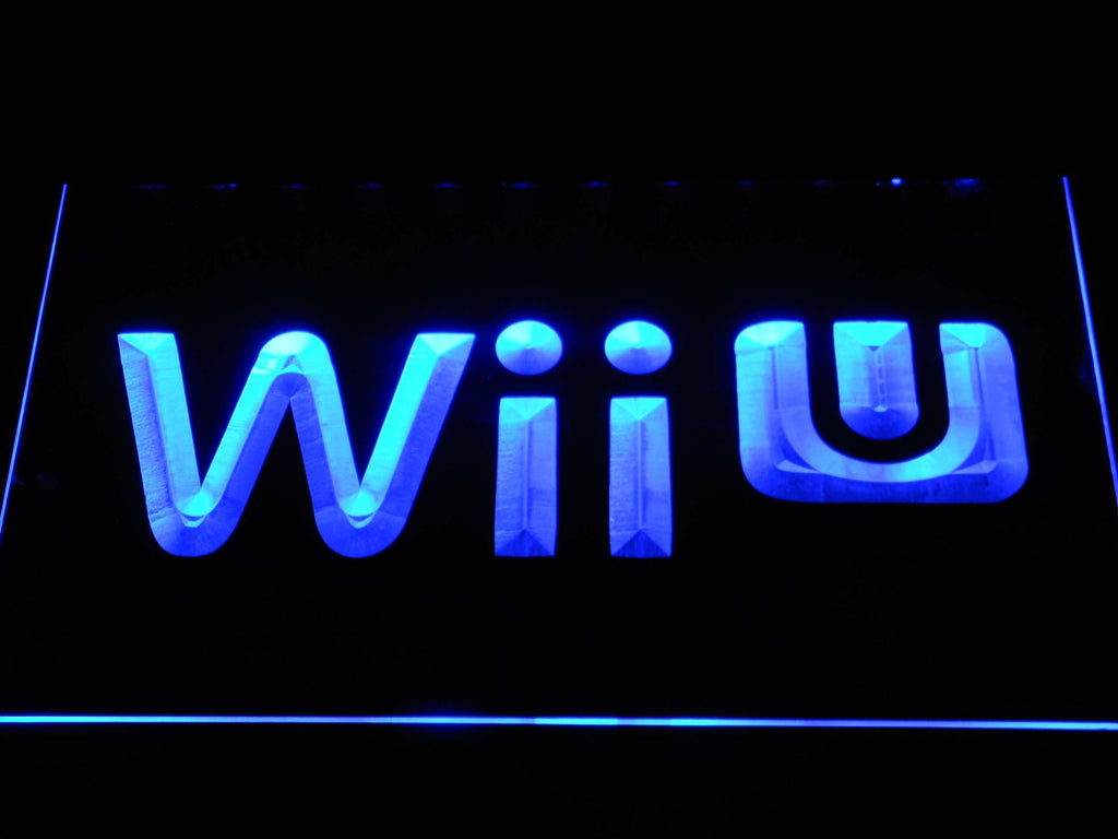 Wii U LED Neon Sign Electrical - Blue - TheLedHeroes