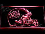 Auburn Tigers Helmet LED Neon Sign USB - Red - TheLedHeroes
