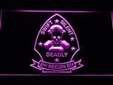 FREE 2nd Reconnaissance Battalion (USMC) LED Sign - Purple - TheLedHeroes