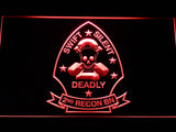 FREE 2nd Reconnaissance Battalion (USMC) LED Sign - Red - TheLedHeroes