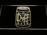 FREE Duff (3) LED Sign - Yellow - TheLedHeroes