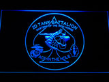 FREE 2nd Tank Battalion LED Sign - Blue - TheLedHeroes