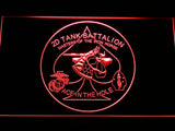 FREE 2nd Tank Battalion LED Sign - Red - TheLedHeroes