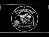 2nd Tank Battalion LED Neon Sign Electrical - White - TheLedHeroes