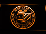 FREE 3rd Infantry Division Operation Iraqi LED Sign - Orange - TheLedHeroes