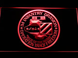 FREE 3rd Infantry Division Operation Iraqi LED Sign - Red - TheLedHeroes