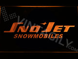 Sno-Jet Snowmobiles LED Sign - Orange - TheLedHeroes