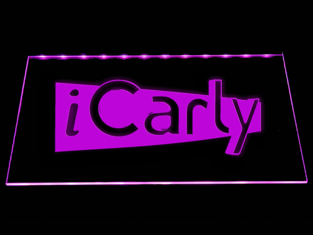 iCarly LED Neon Sign USB - Purple - TheLedHeroes
