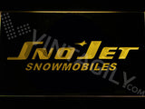 Sno-Jet Snowmobiles LED Sign - Yellow - TheLedHeroes