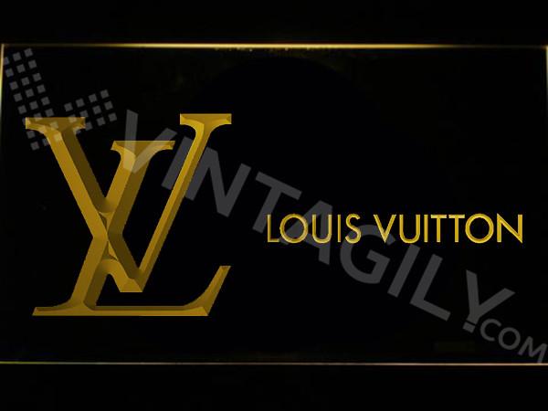 Louis Vuitton 2 LED Neon Sign USB - Yellow - TheLedHeroes