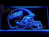 Illinois Fighting Illini LED Neon Sign Electrical - Blue - TheLedHeroes