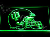 FREE Indiana Hoosiers Helmet LED Sign - Green - TheLedHeroes