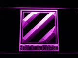 3rd Infantry Division LED Neon Sign USB - Purple - TheLedHeroes