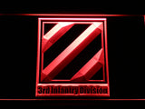 FREE 3rd Infantry Division LED Sign - Red - TheLedHeroes