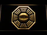 FREE LOST Dharma Sign (2) LED Sign - Yellow - TheLedHeroes