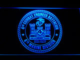 FREE 4th Combat Engineer Battalion LED Sign - Blue - TheLedHeroes