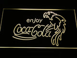 FREE Coca Cola Enjoy LED Sign - Yellow - TheLedHeroes