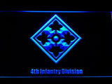 4th Infantry Division LED Neon Sign Electrical - Blue - TheLedHeroes