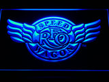 FREE REO Speedwagon LED Sign - Blue - TheLedHeroes