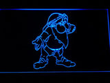 Disney Snow White and the Seven Dwarfs LED Neon Sign Electrical - Blue - TheLedHeroes