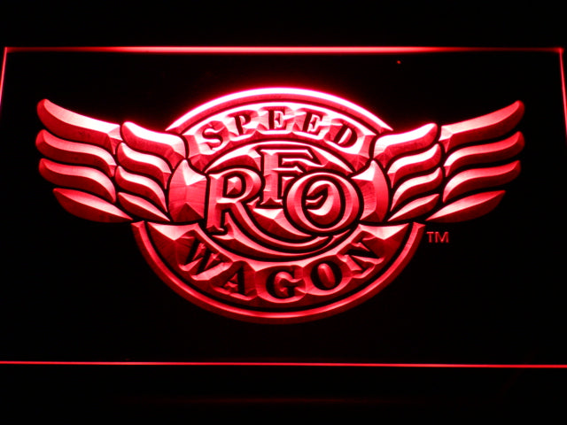 FREE REO Speedwagon LED Sign - Red - TheLedHeroes