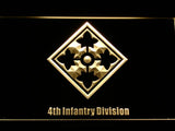 4th Infantry Division LED Neon Sign Electrical - Yellow - TheLedHeroes