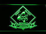 FREE 4th Reconnaissance Battalion LED Sign - Green - TheLedHeroes