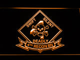 FREE 4th Reconnaissance Battalion LED Sign - Orange - TheLedHeroes