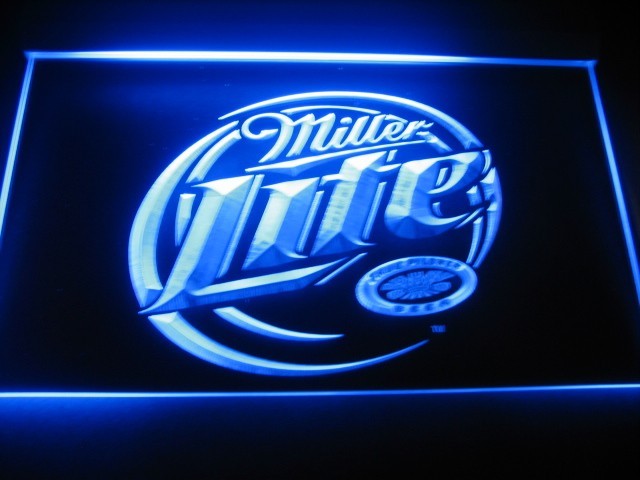 FREE Miller Lite LED Sign - Blue - TheLedHeroes