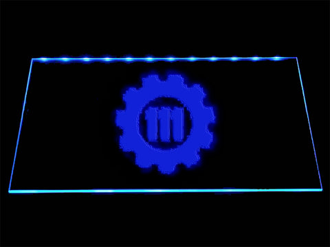 Fallout 4 Vault 111 LED Sign - Blue - TheLedHeroes