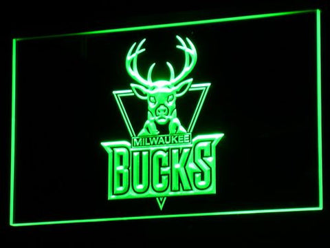 FREE Milwaukee Bucks LED Sign - Blue - TheLedHeroes