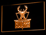Milwaukee Bucks LED Sign - Orange - TheLedHeroes