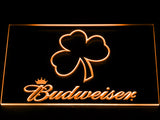 FREE Budweiser Shamrock LED Sign - Orange - TheLedHeroes