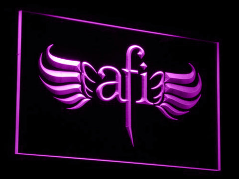 FREE AFI - A Fire Inside LED Sign - Purple - TheLedHeroes