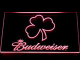 FREE Budweiser Shamrock LED Sign - Red - TheLedHeroes