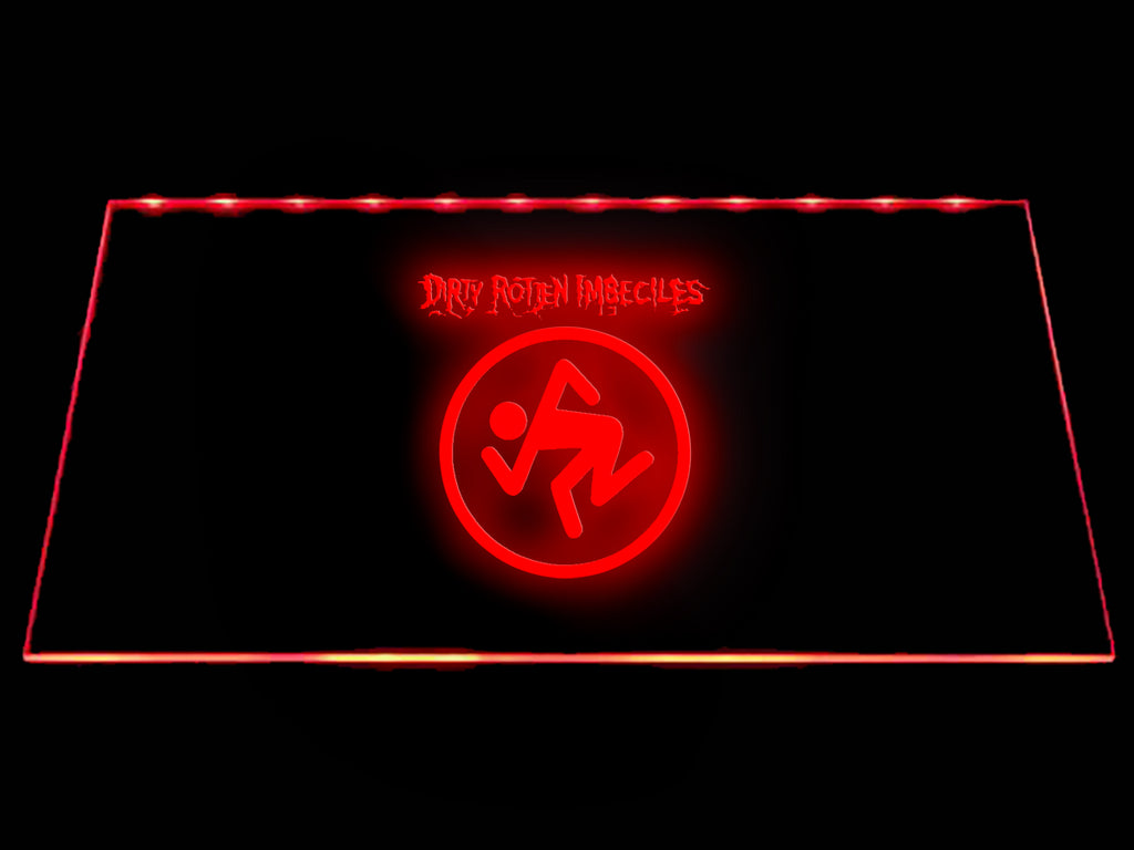 FREE Dirty Rotten Imbeciles LED Sign - Red - TheLedHeroes