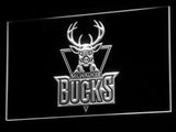 Milwaukee Bucks LED Sign - White - TheLedHeroes