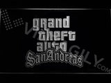 Grand Theft Auto San Andreas LED Neon Sign USB - White - TheLedHeroes