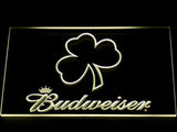 FREE Budweiser Shamrock LED Sign - Yellow - TheLedHeroes