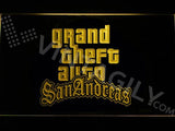 Grand Theft Auto San Andreas LED Neon Sign USB - Yellow - TheLedHeroes