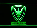 FREE 5th Marine Division LED Sign - Green - TheLedHeroes