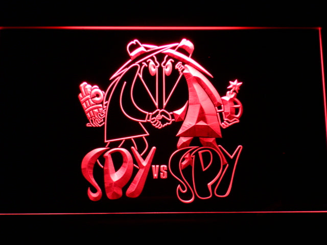 FREE Spy vs. Spy LED Sign - Red - TheLedHeroes