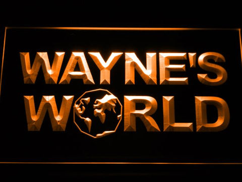 Wayne's World LED Neon Sign USB - Orange - TheLedHeroes