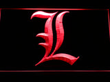 FREE Death Note Light Notebook LED Sign - Red - TheLedHeroes