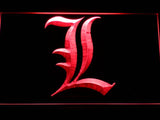 Death Note Light Notebook LED Neon Sign USB - Red - TheLedHeroes