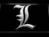 Death Note Light Notebook LED Neon Sign USB - White - TheLedHeroes